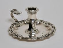 SHEFFIELD PLATED CANDLESTICK