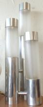 TWO MCM TRI-LITE CHROME LAMPS