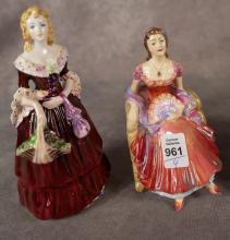 FOUR COALPORT FIGURINES