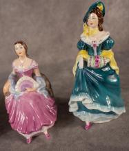 FOUR COALPORT FIGURINES