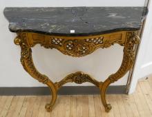 GILTWOOD CONSOLE TABLE