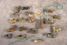 CHINESE STONE PENDANTS