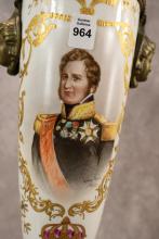 ANTIQUE FRENCH PORCELAIN "LOUIS PHILIPPE I" URN