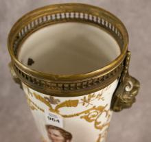 ANTIQUE FRENCH PORCELAIN "LOUIS PHILIPPE I" URN