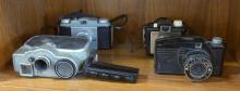 SIX VINTAGE CAMERAS