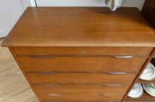 MCM TEAK CHEST OF DRAWERS