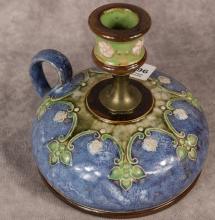 ROYAL DOULTON POTTERY CHAMBER STICK