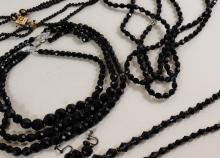 BLACK BEADED JEWELLERY