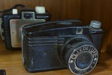 SIX VINTAGE CAMERAS