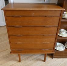 MCM TEAK CHEST OF DRAWERS