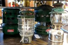 COLEMAN LANTERNS AND HEATERS