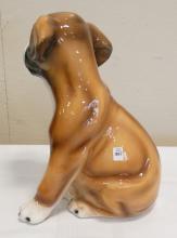 LARGE ITALIAN "ST. BERNARD PUPPY" FIGURINE