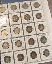 ALBUM OF CANADIAN COINS AND CURRENCY