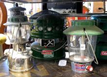 COLEMAN LANTERNS AND HEATERS