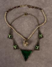 TWO VINTAGE NECKLACES