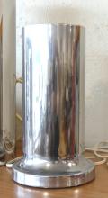 TWO MCM CHROME LAMPS