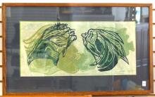 FRAMED LINOCUT