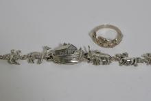 STERLING BRACELET & RING