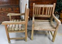 PAIR OF GARDEN CHAIRS