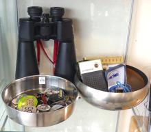 BINOCULARS AND CURIOS