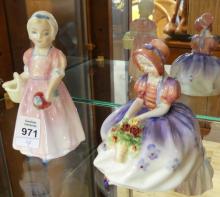 FOUR ROYAL DOULTON FIGURINES