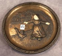 BRONZE WALL PLATE