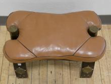 CAMEL SADDLE FOOTSTOOL