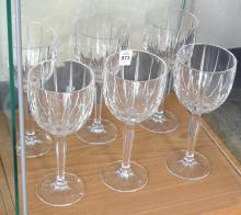 SET OF MARQUIS BY WATERFORD CRYSTAL HOCK GLASSES