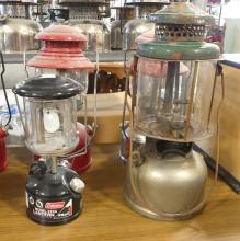 EIGHT COLEMAN LANTERNS