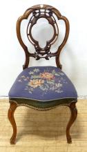 VICTORIAN ROSEWOOD SIDE CHAIR