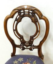 VICTORIAN ROSEWOOD SIDE CHAIR