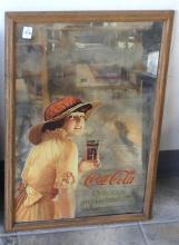 COCA-COLA RESTAURANT BOARD AND BAR MIRROR