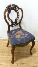 VICTORIAN ROSEWOOD SIDE CHAIR