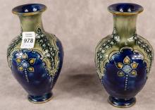 PAIR OF ROYAL DOULTON VASES