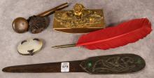 FIVE DESK ACCESSORIES