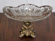 CRYSTAL PEDESTAL BOWL