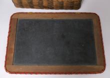 CHALKBOARD AND BASKET