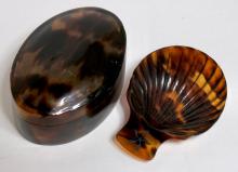 STERLING & TORTOISESHELL BOXES