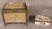 JEWELLERY CASKET AND TRINKET BOX