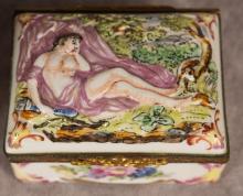 JEWELLERY CASKET AND TRINKET BOX