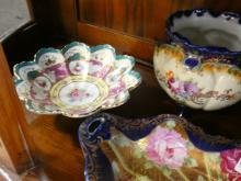 FIVE PIECES OF NIPPON PORCELAIN