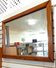 TEAK WALL MIRROR