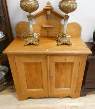 PRIMITIVE PINE WASHSTAND