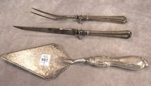 THREE STERLING HANDLED SERVERS