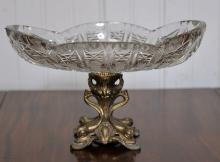 CRYSTAL PEDESTAL BOWL