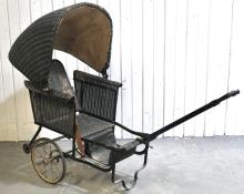 ANTIQUE PULL STROLLER