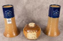 THREE PIECES OF ANTIQUE DOULTON POTTERY