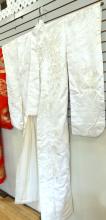 WHITE SILK JAPANESE WEDDING KIMONO