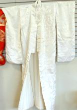 WHITE SILK JAPANESE WEDDING KIMONO