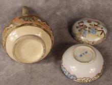 TWO PIECES OF 19TH CENTURY SATSUMA PORCELAIN